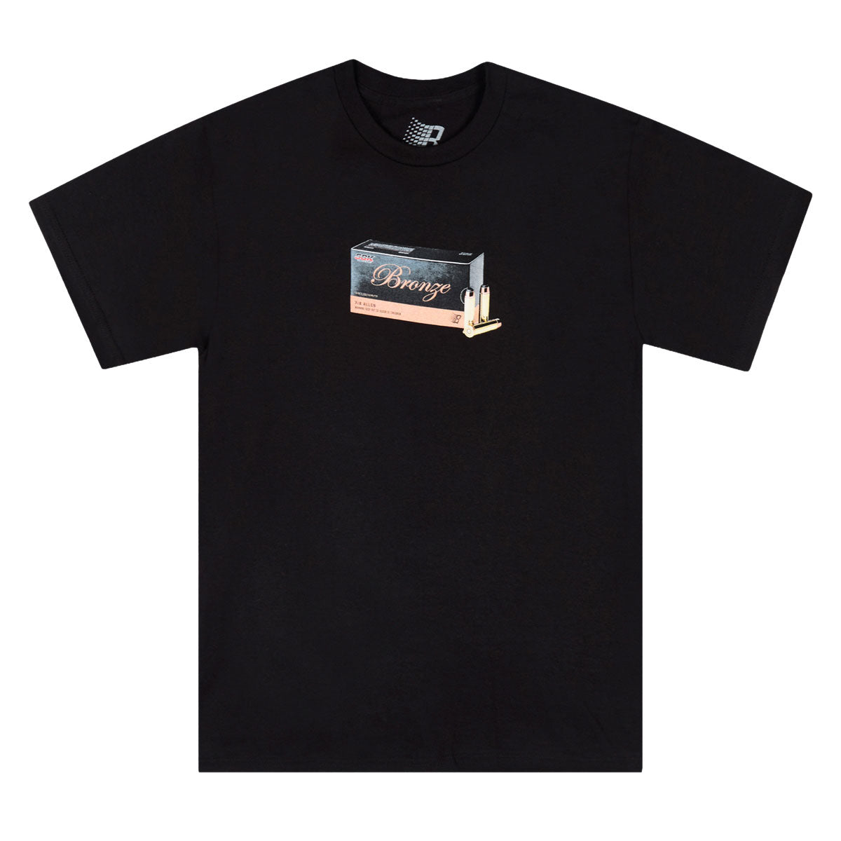 Bronze 56k Bullet T-Shirt - Black image 1