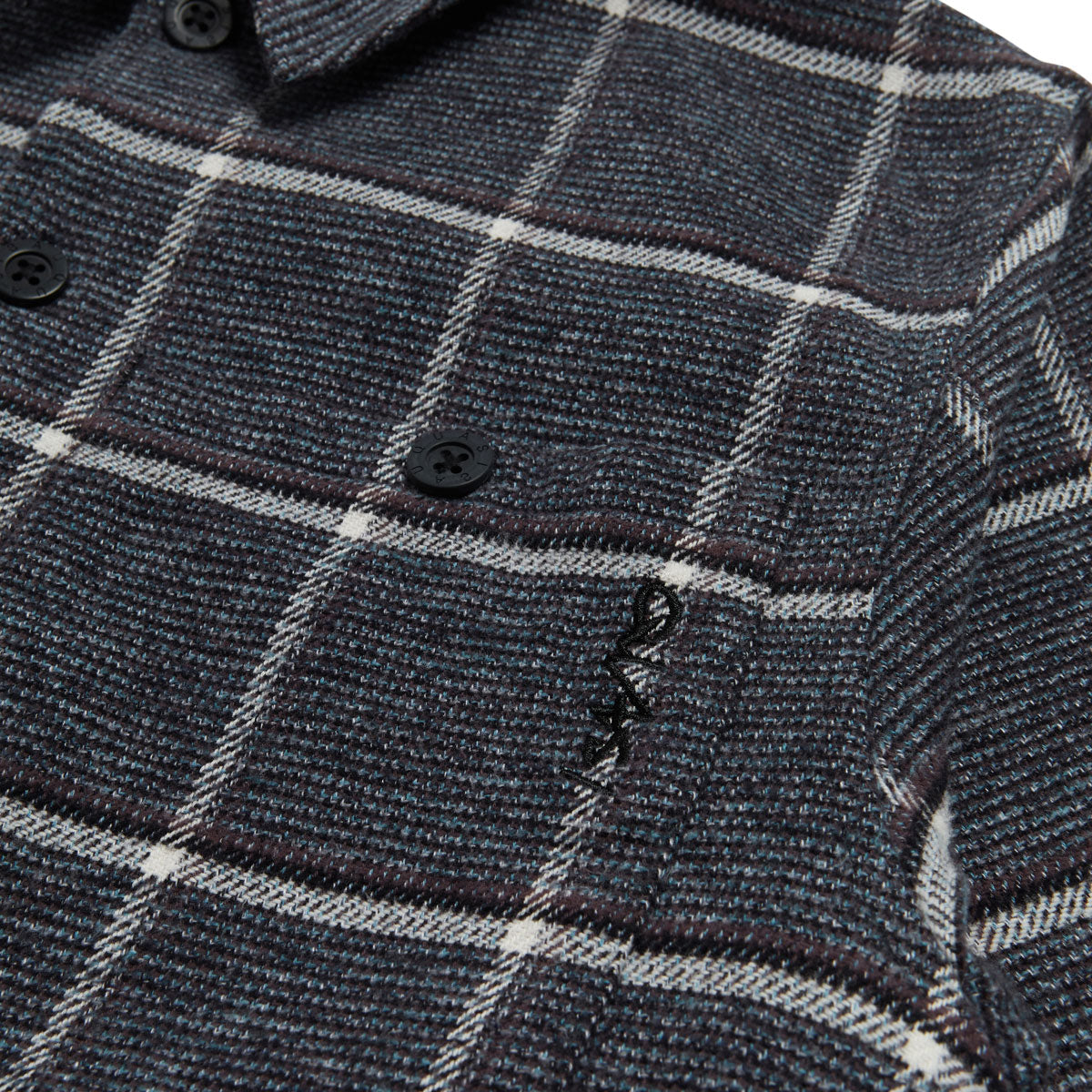Quasi Nome Long Sleeve Button Up Shirt - Peat image 3