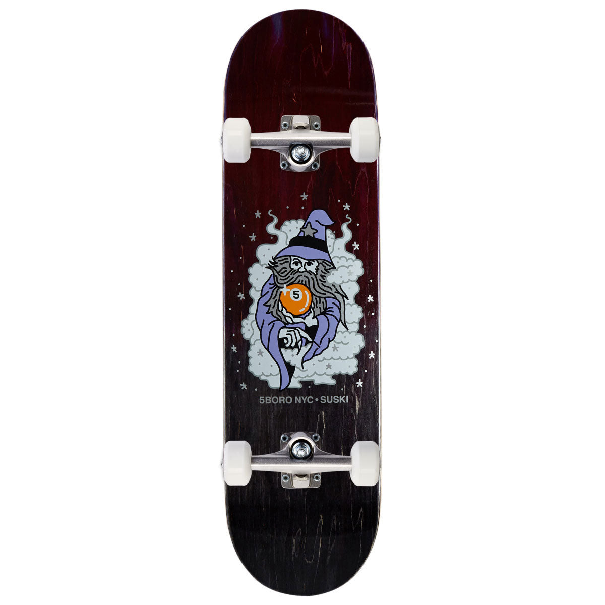 5Boro Suski 5Ball Wizard Skateboard Complete - 8.50