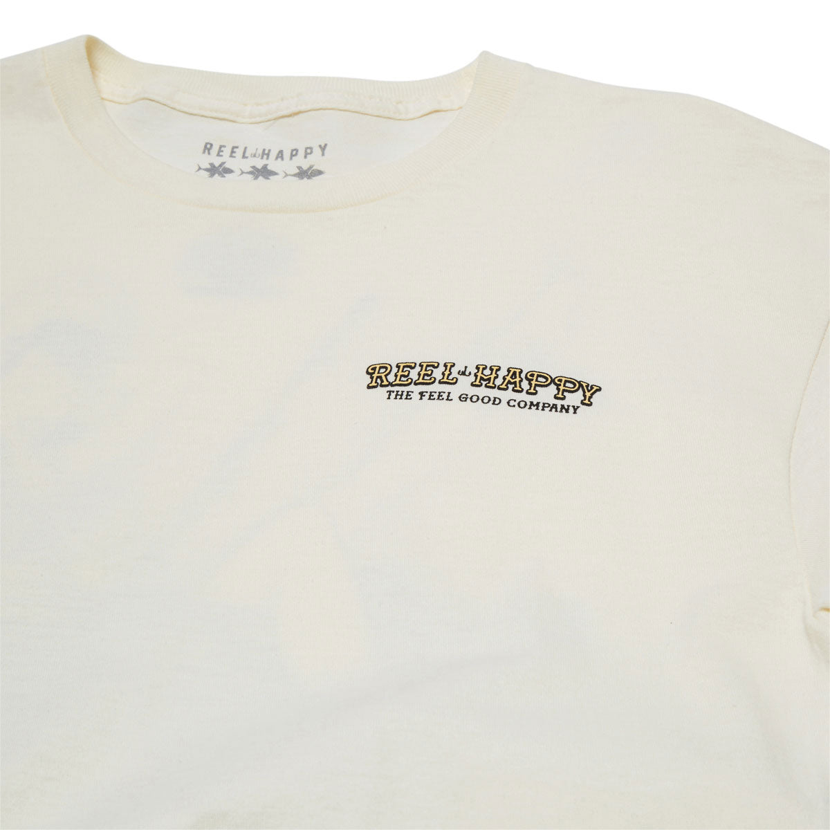Reel Happy Easy Life T-Shirt - Natural image 3