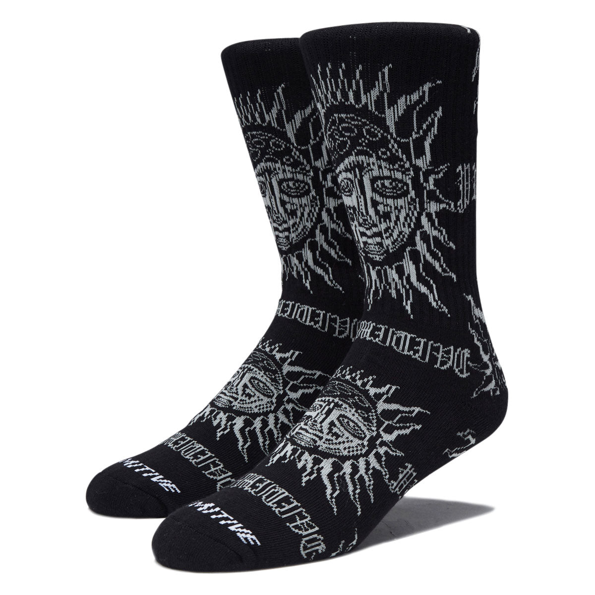 Primitive x Sublime Day Shift Socks - Black image 1