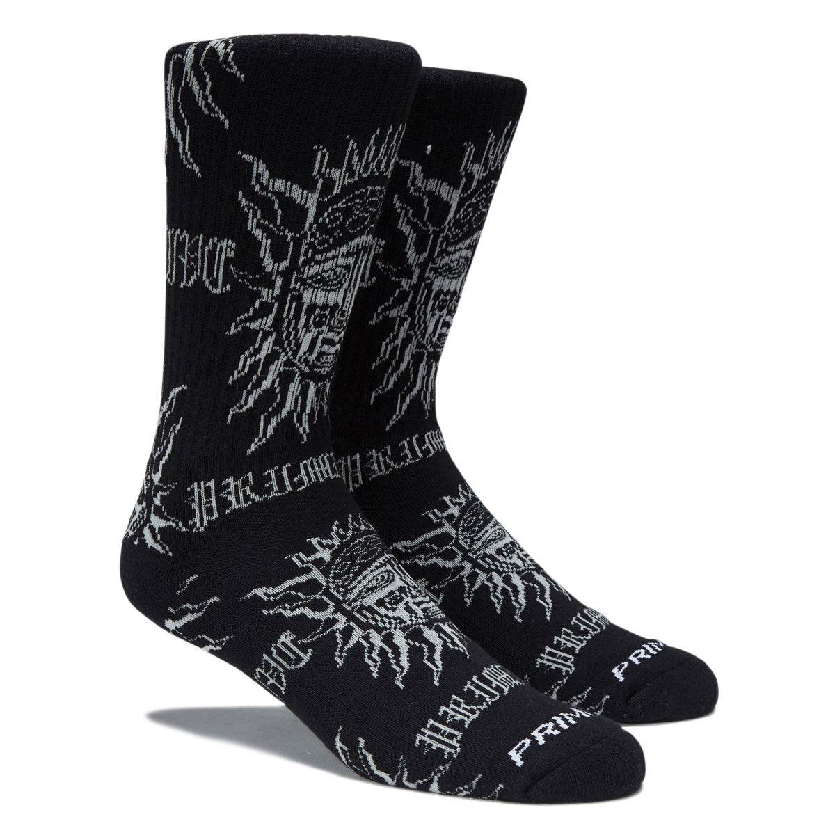 Primitive x Sublime Day Shift Socks - Black image 2