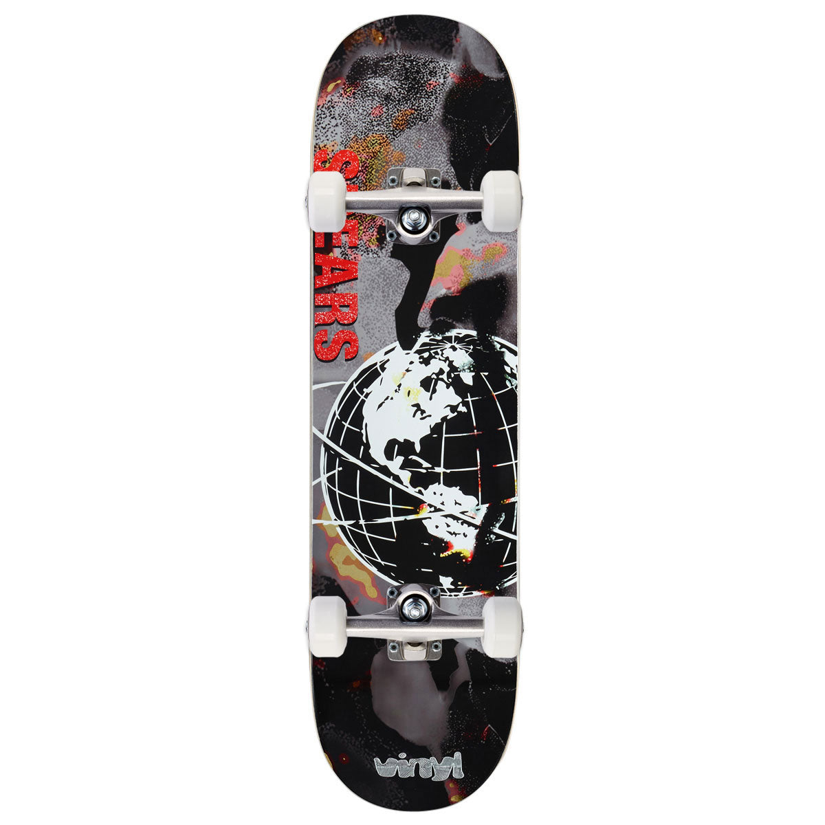 Vinyl Spears Globe Skateboard Complete - 8.25