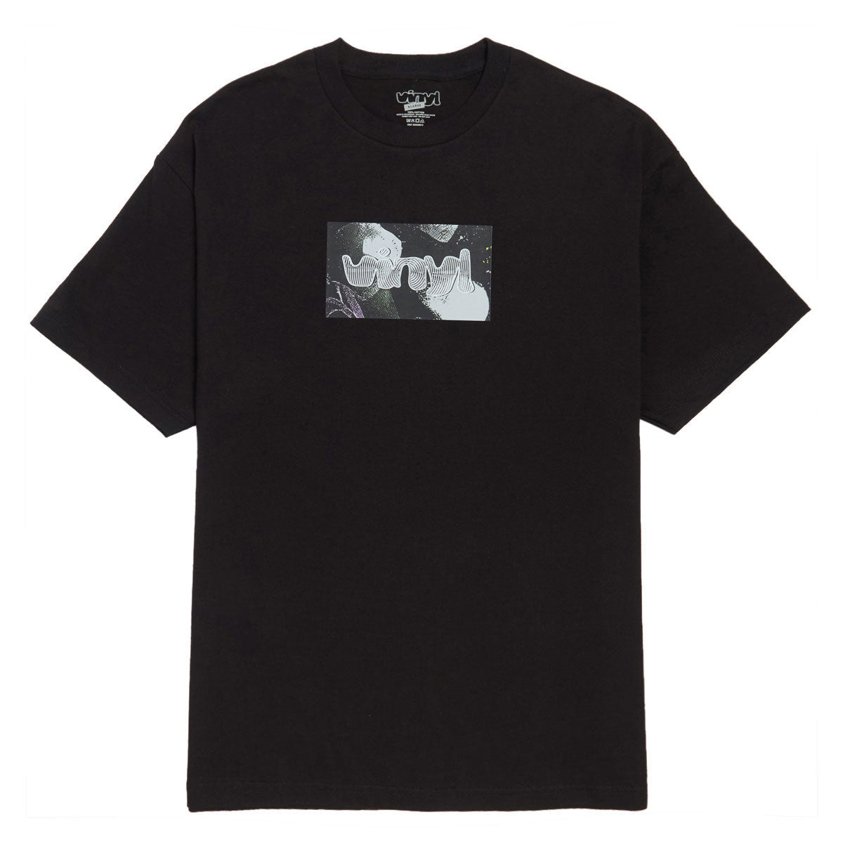 Vinyl Bubble T-Shirt - Black image 1