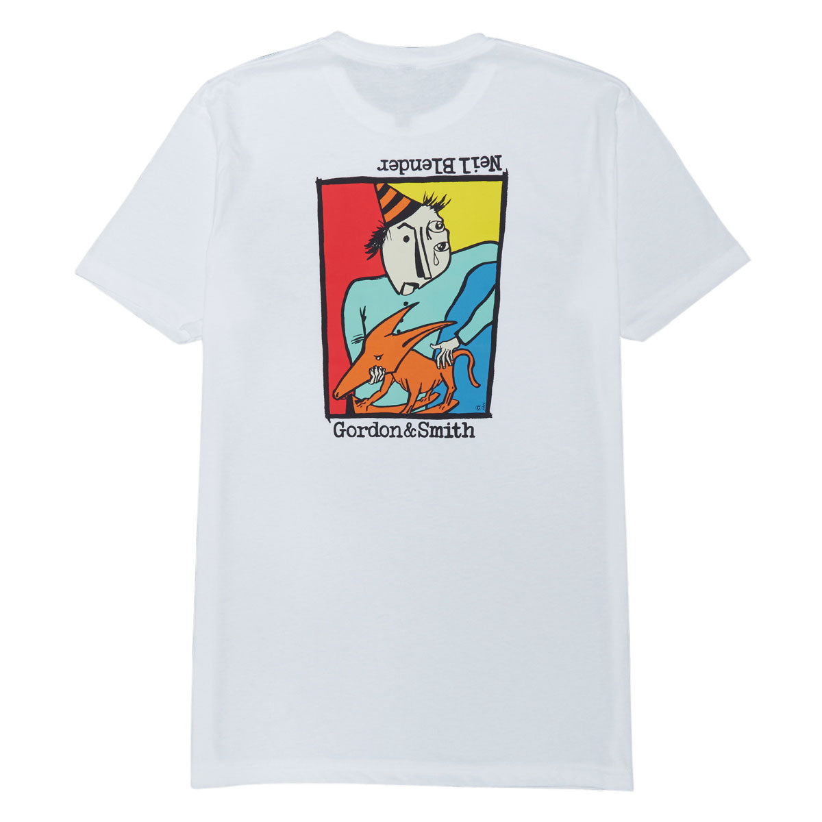 G&S Neil Blender Rocking Dog T-Shirt - White image 1