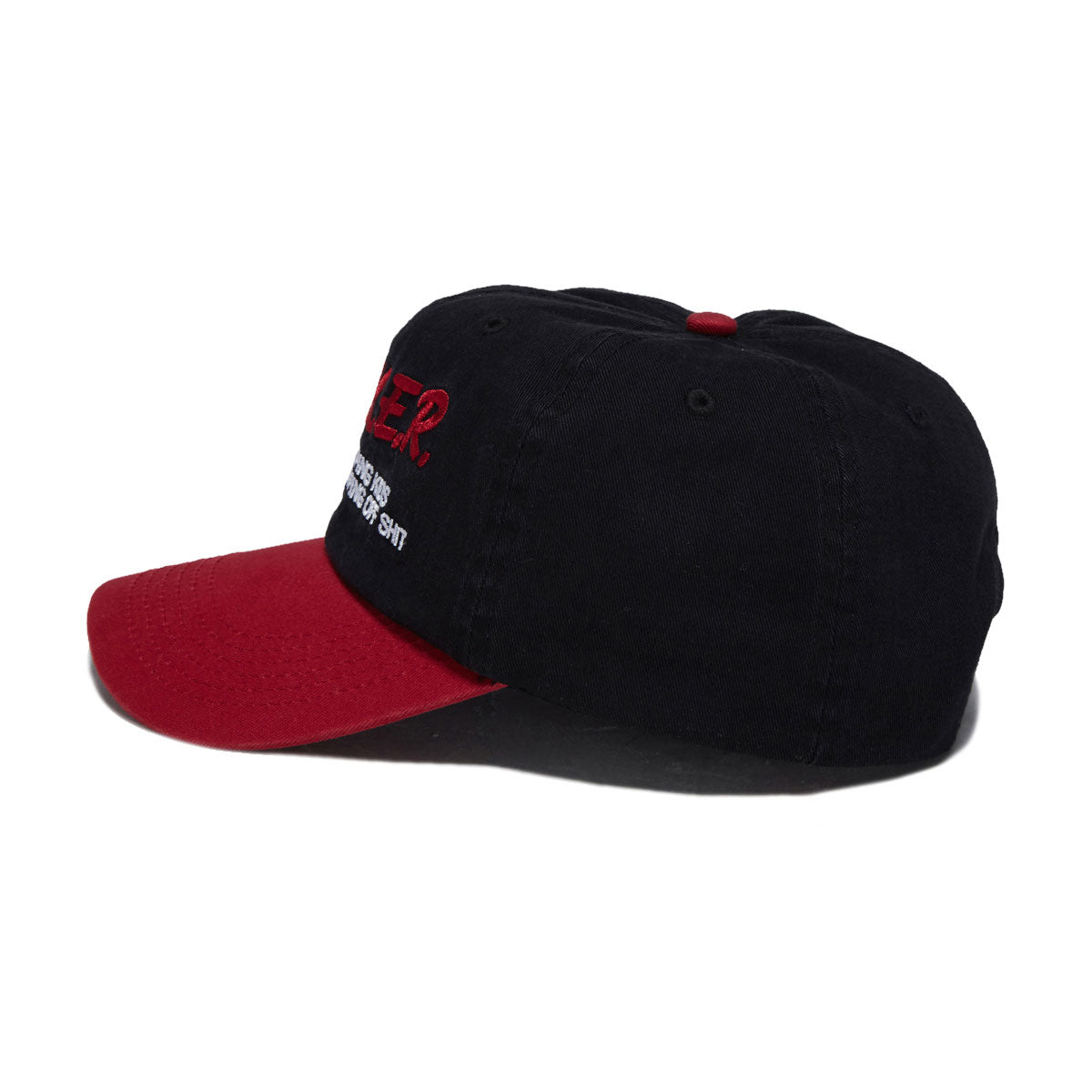 Baker Narc Dad Hat - Black/Red image 3