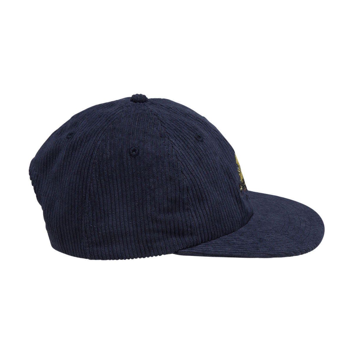 Heroin Egg Corduroy Snapback Hat - Navy image 4