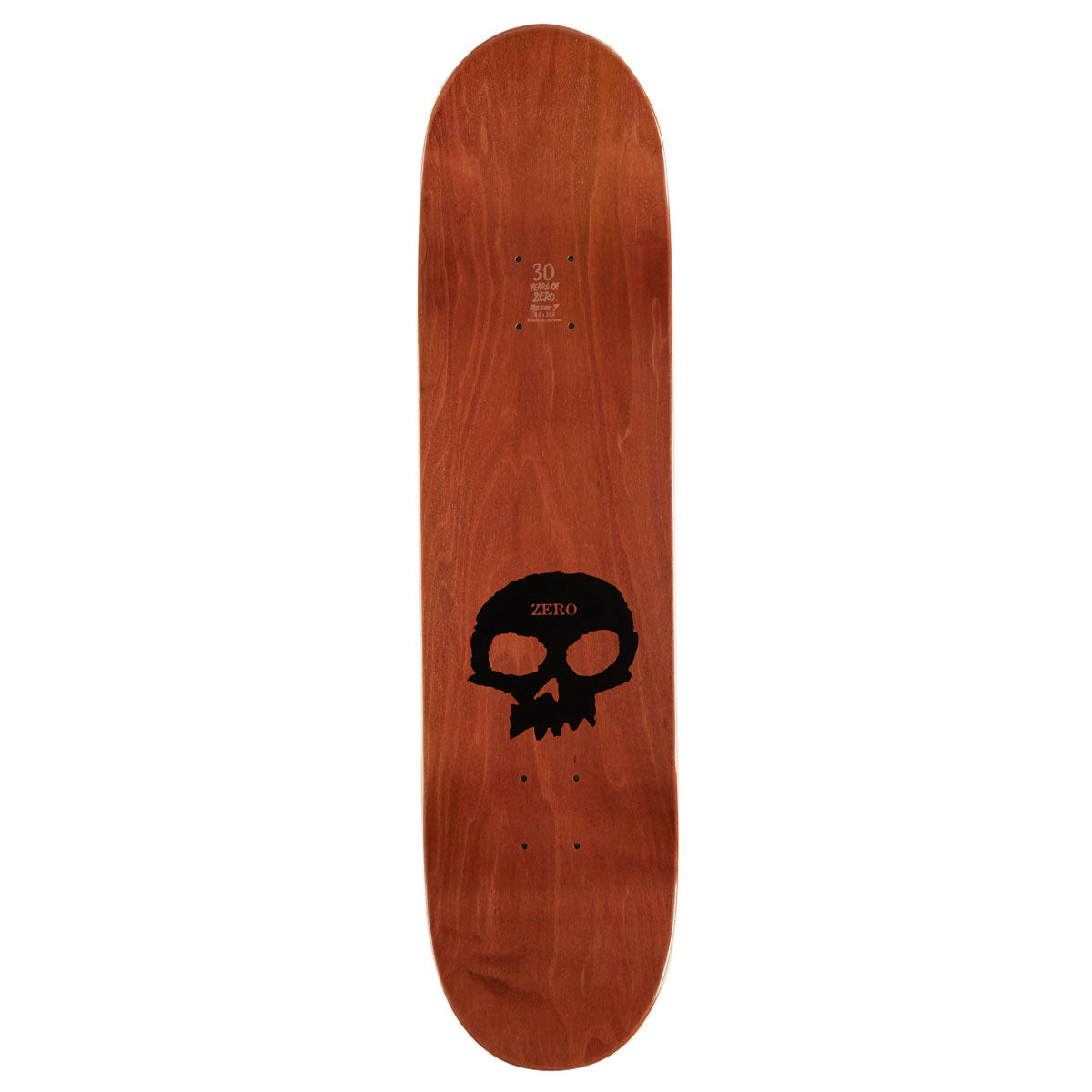 Zero Single Skull R7 Skateboard Deck - 8.00