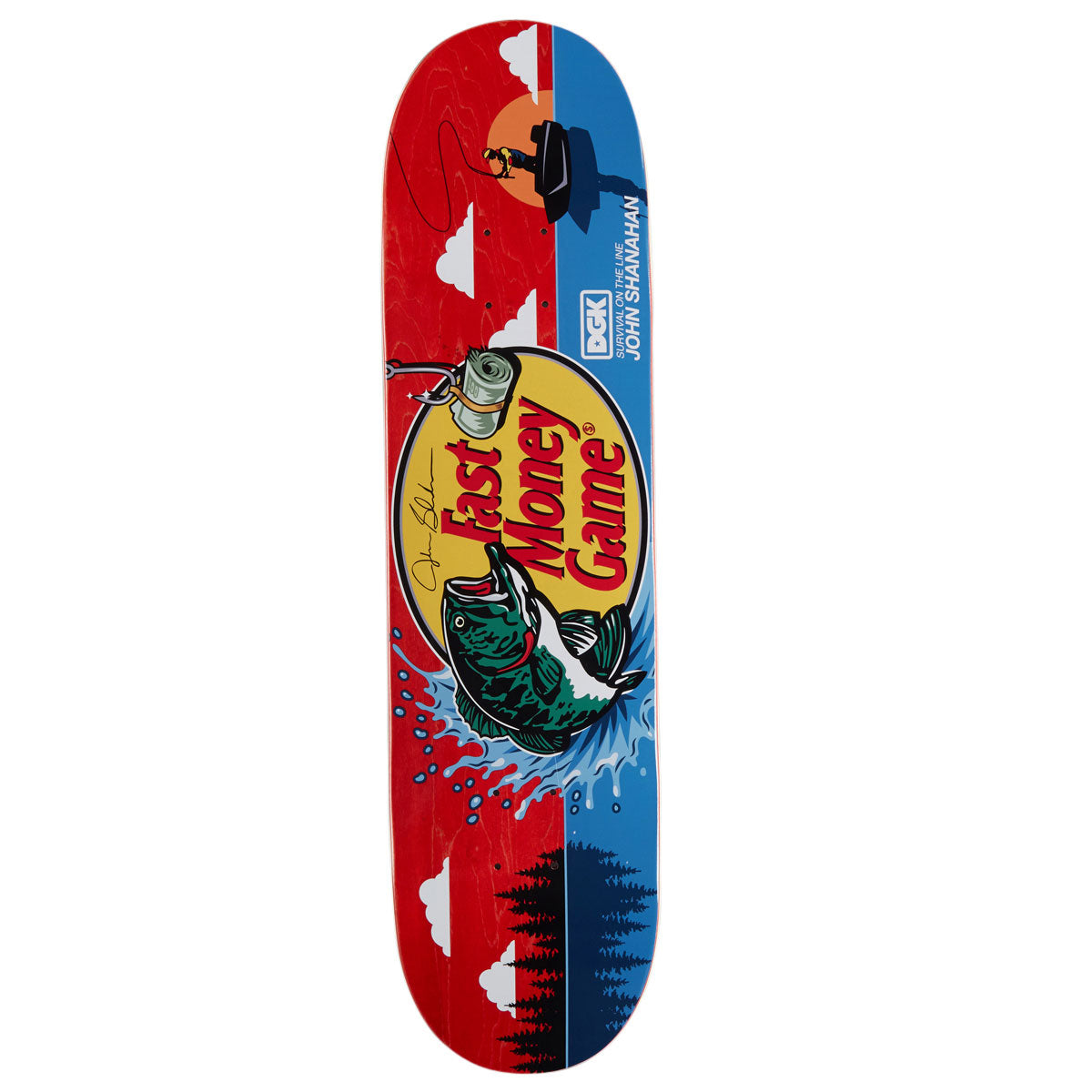 DGK Fast Money Shanahan Skateboard Deck - 7.80