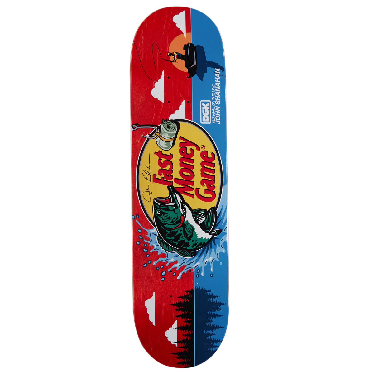 DGK Fast Money Shanahan Skateboard Deck - 8.25