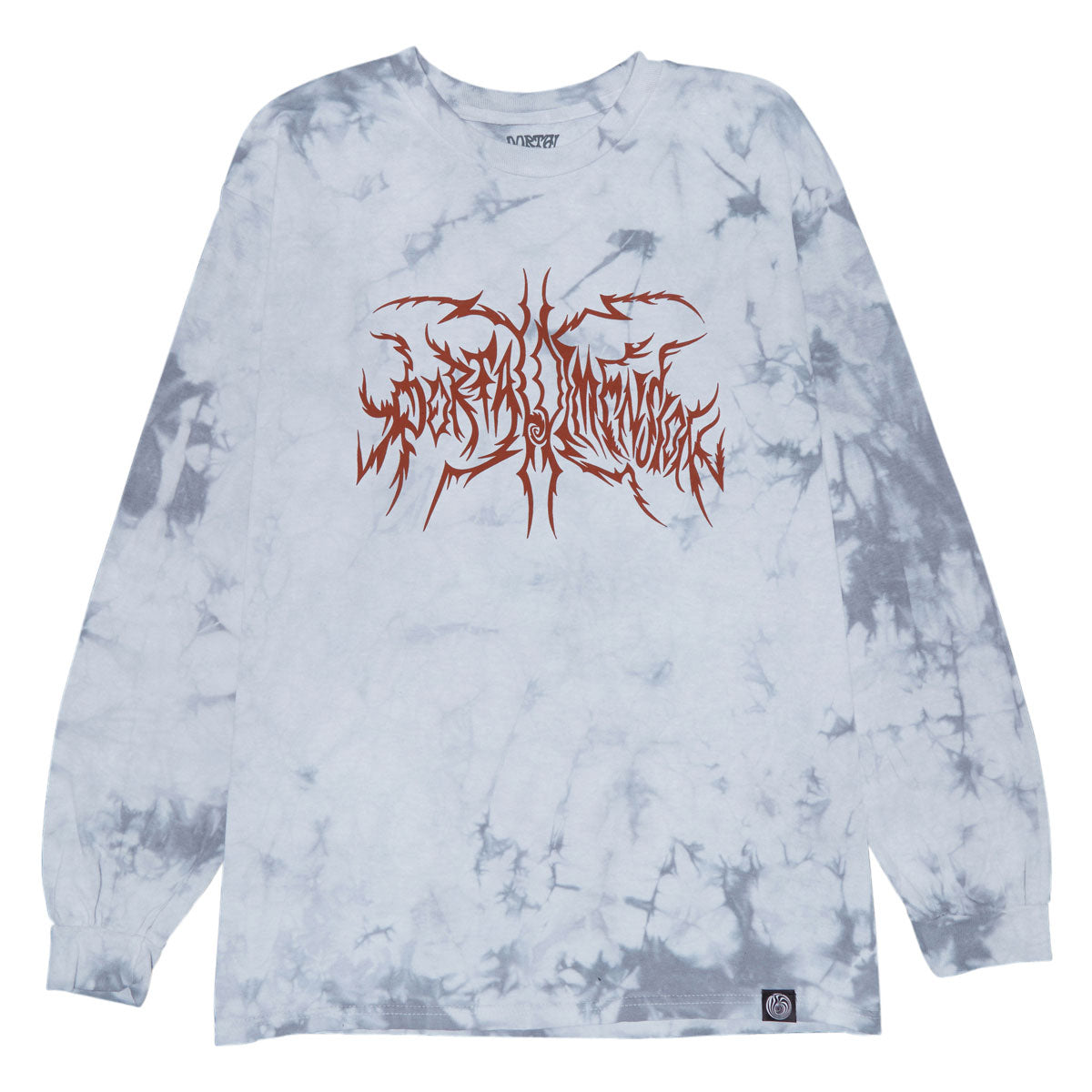 Portal Dimension Washed Long Sleeve T-Shirt - Tie-Dye image 1