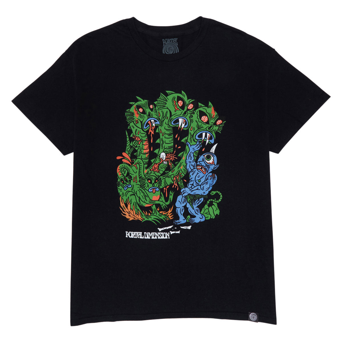 Portal Dimension Serpent T-Shirt - Black image 1
