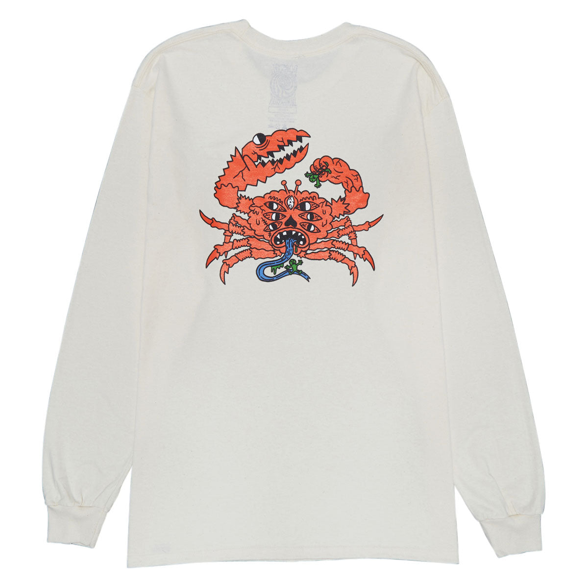 Portal Dimension Crab Long Sleeve T-Shirt - Natural image 2