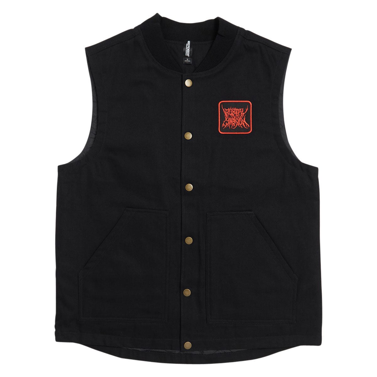 Portal Dimension Cracked Vest - Black image 1