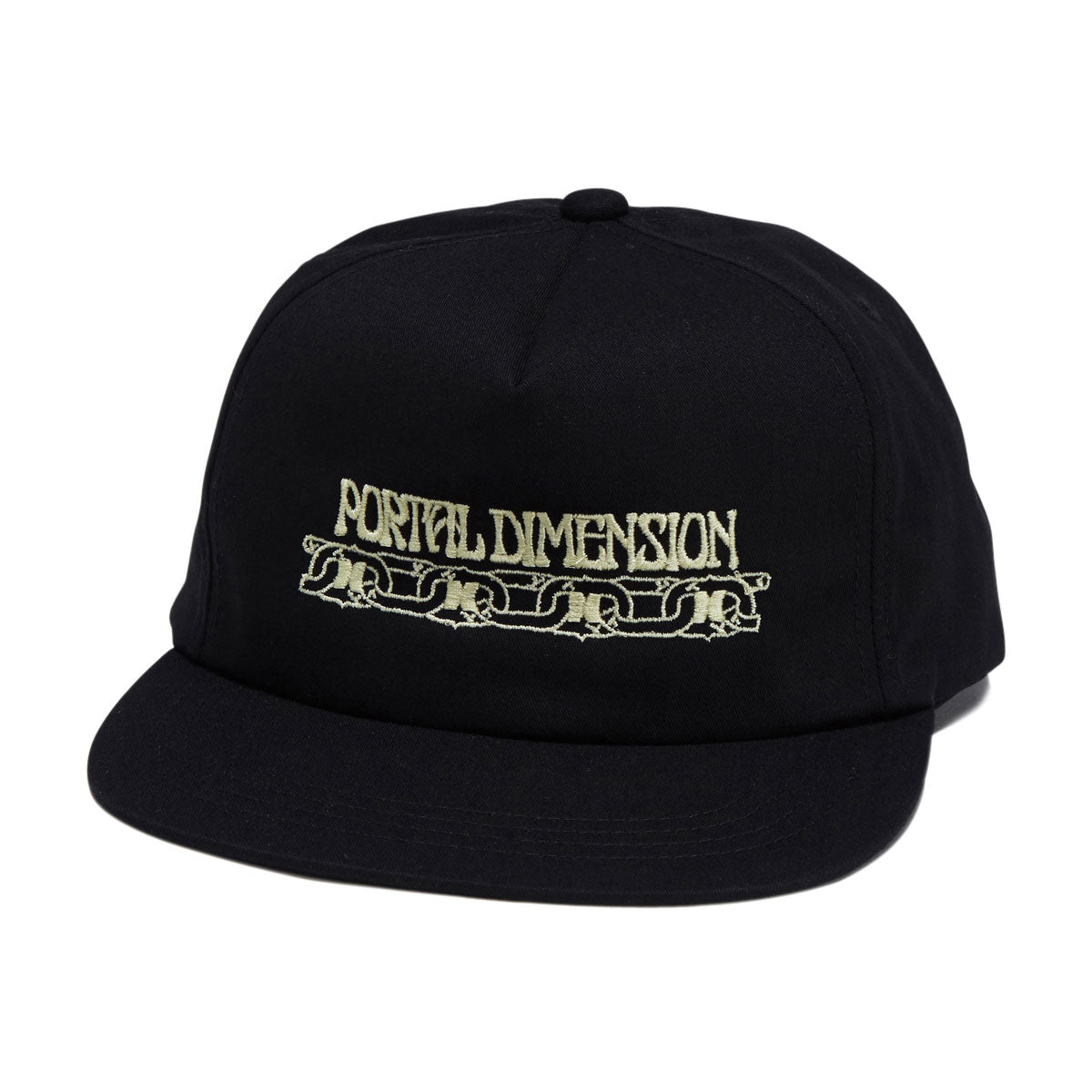 Portal Dimension Broken Chain Hat - Black image 1