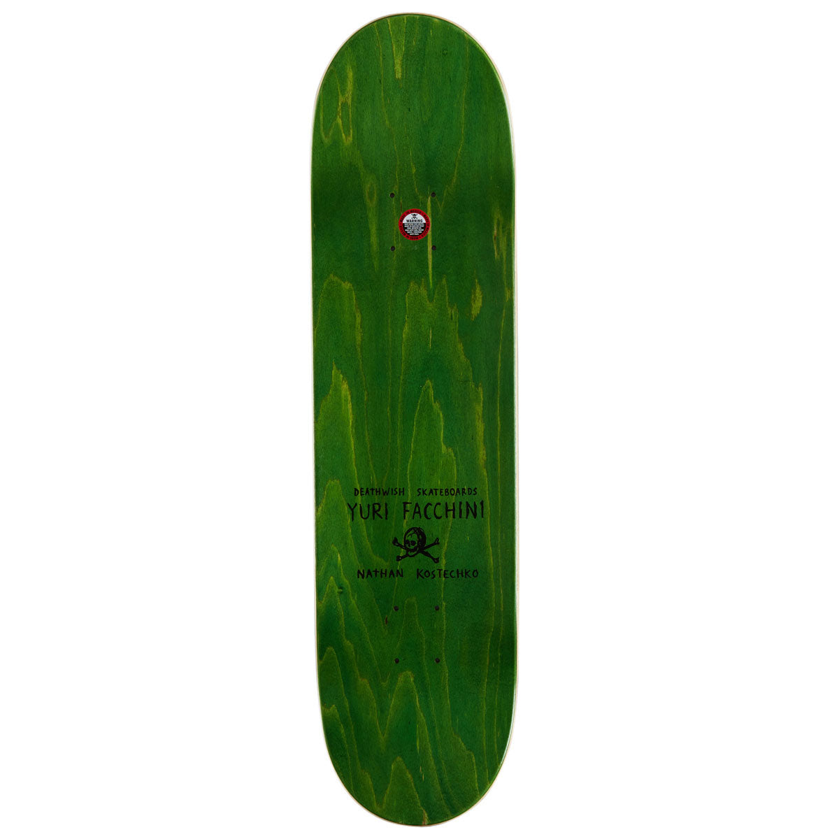 Deathwish Yuri Sabia-Laranjeira Facchini Skateboard Deck - 8.125