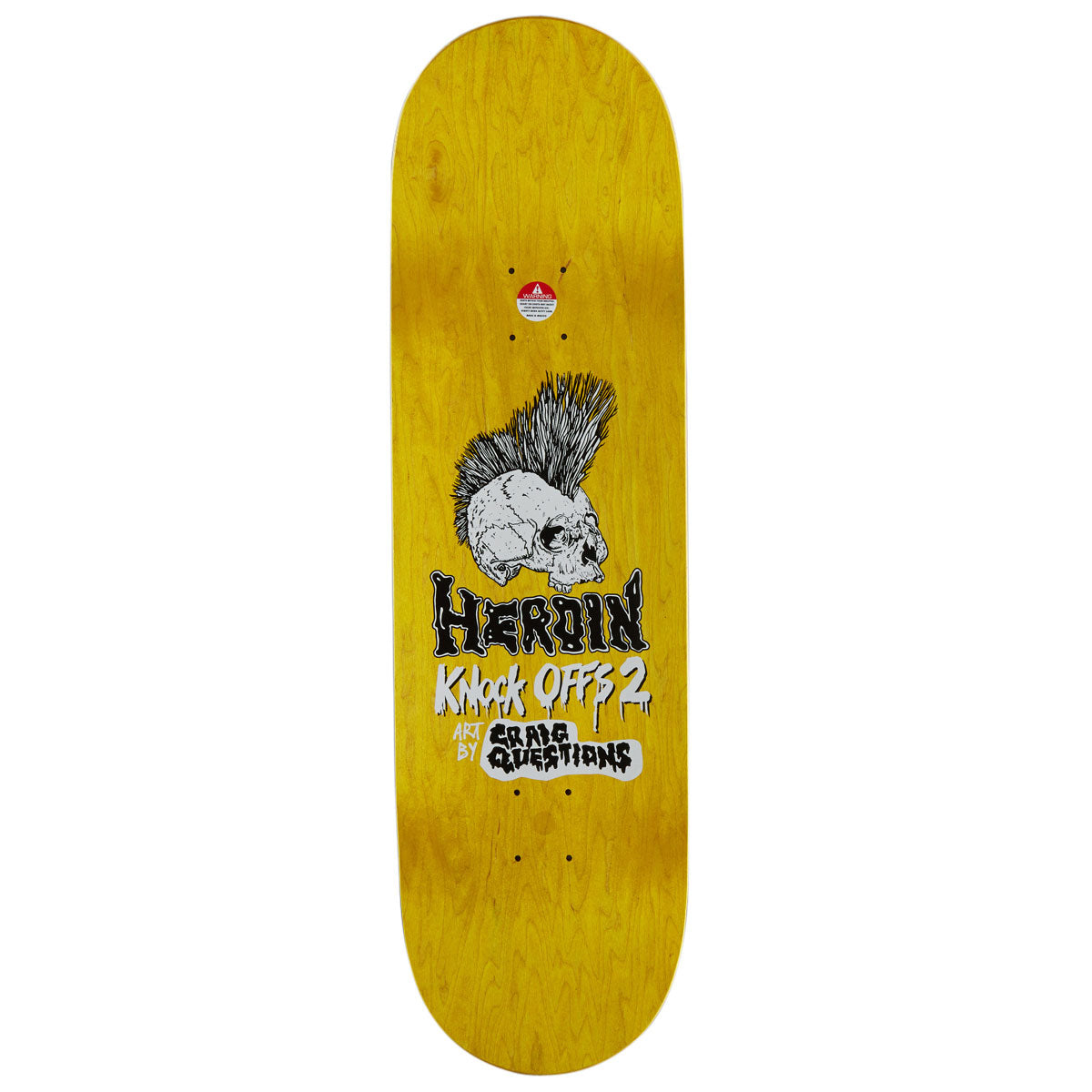 Heroin Craig Questions KO2 Fortune Teller Skateboard Deck - 9.25