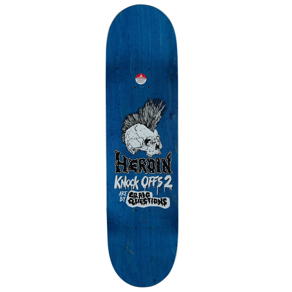 Heroin Aaron Wilson KO2 Skull Priest Skateboard Complete - 8.50