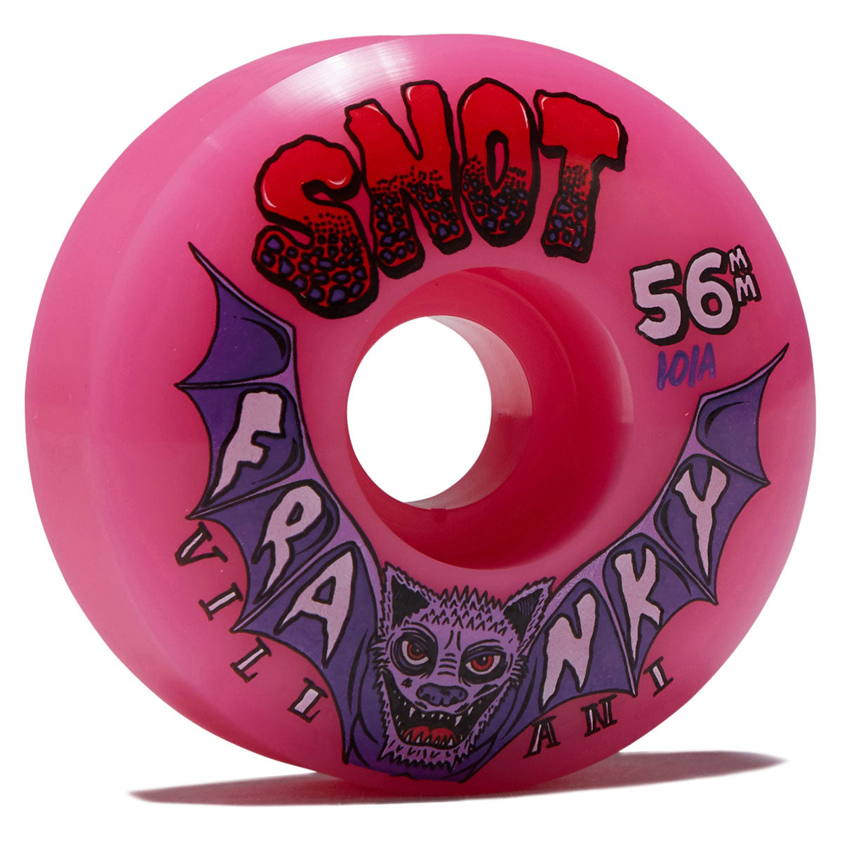 Snot Franky Villani Classic 101a Skateboard Wheels - Neon Pink - 56mm image 1