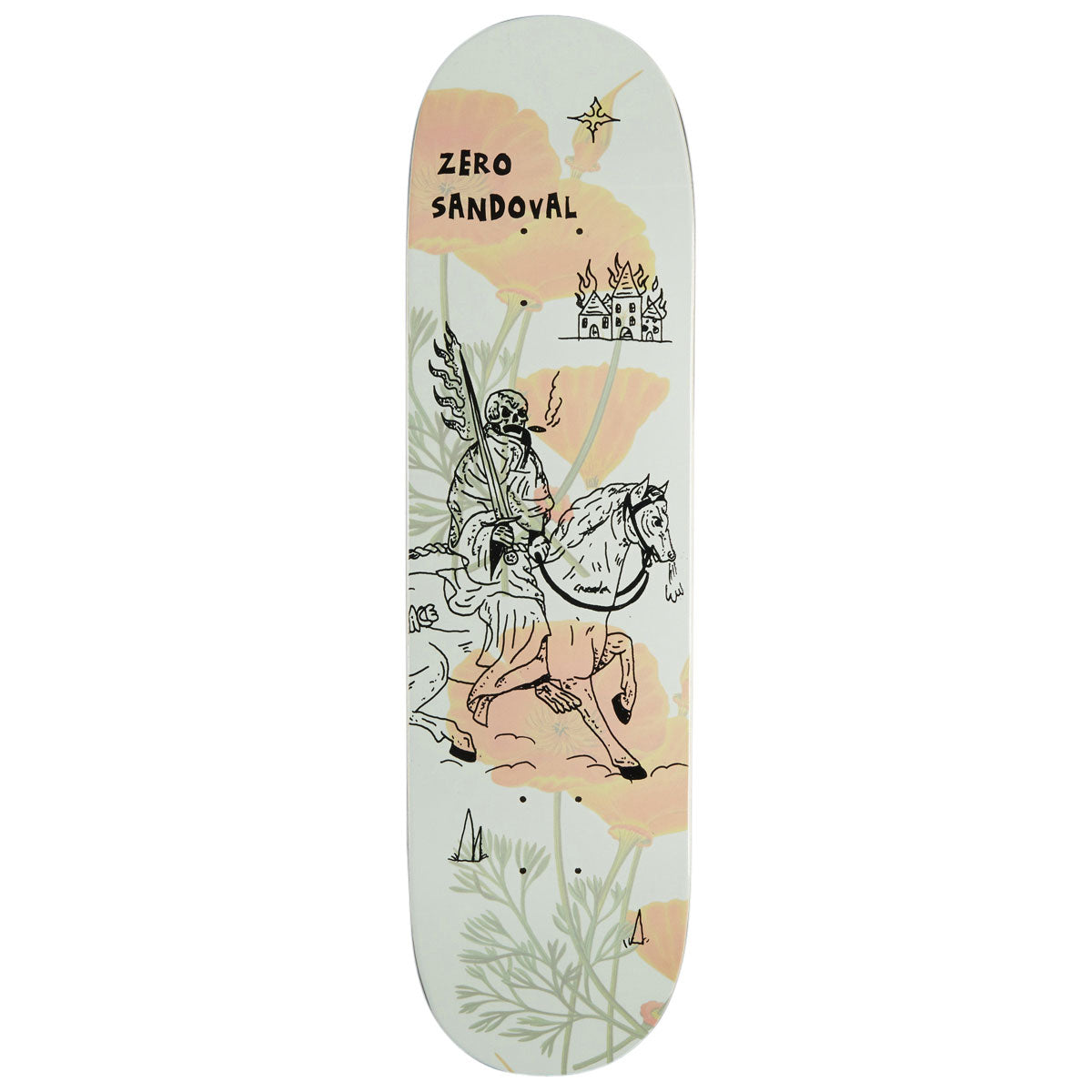 Zero Heavy Slime Sandoval Skateboard Deck - 8.50