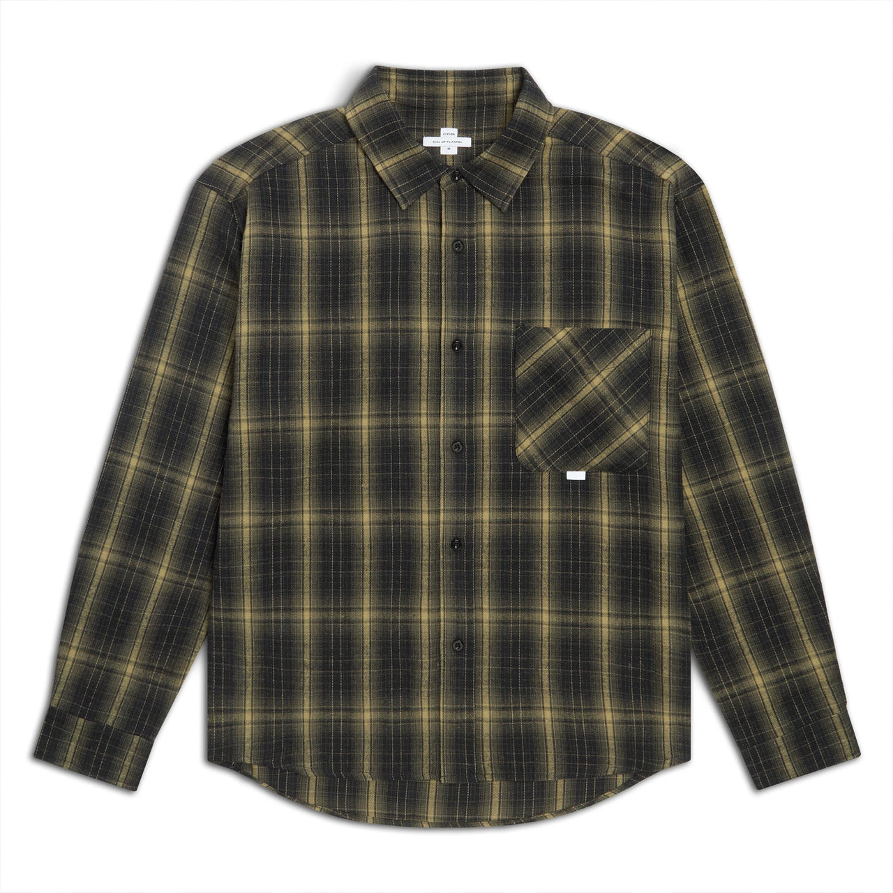 CCS Dial Up Flannel Shirt - Green/Ochre image 1