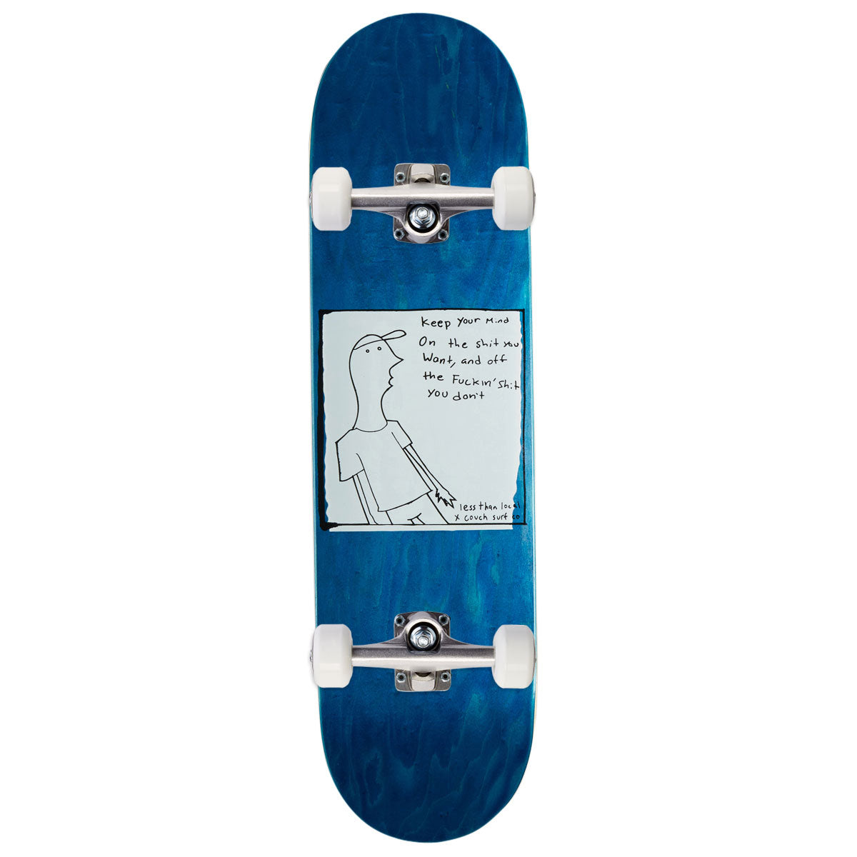 Less Than Local x Couch Focus Skateboard Complete - 8.50