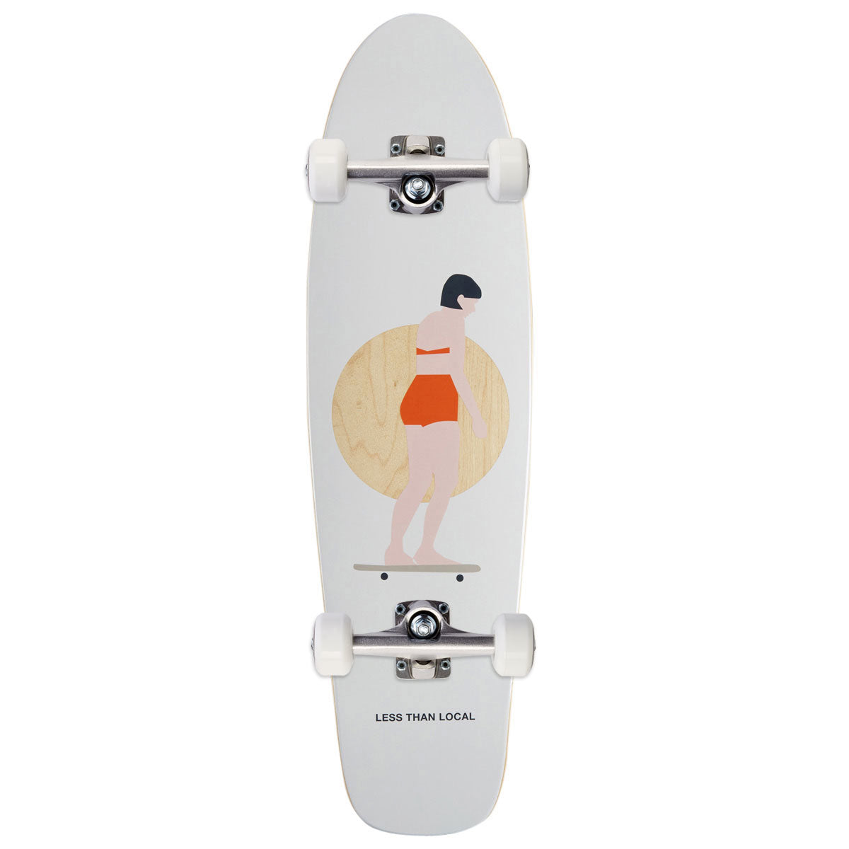 Less Than Local Chick Stick Z3 Skateboard Complete - 8.00