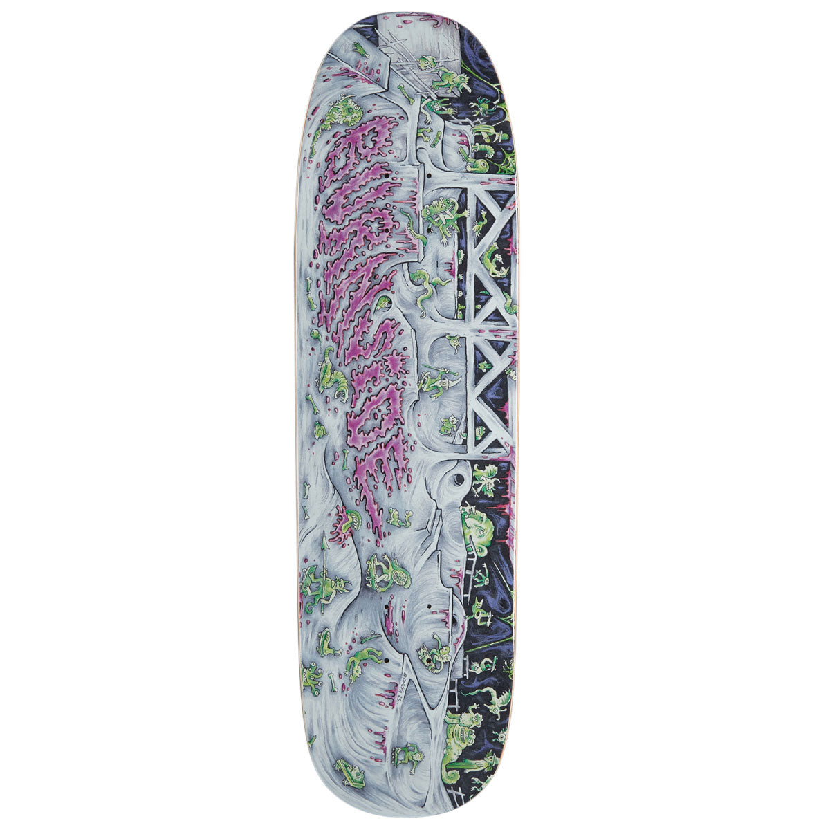 Burnside 35 Years By Quigg Square Tail Skateboard Deck - 9.00