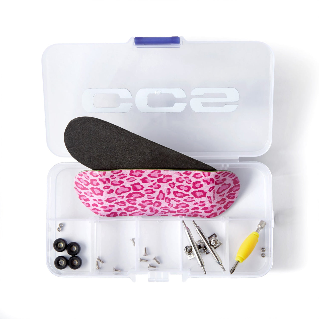 CCS Leopard Fingerboard Complete - Pink - 34mm x 100mm image 3