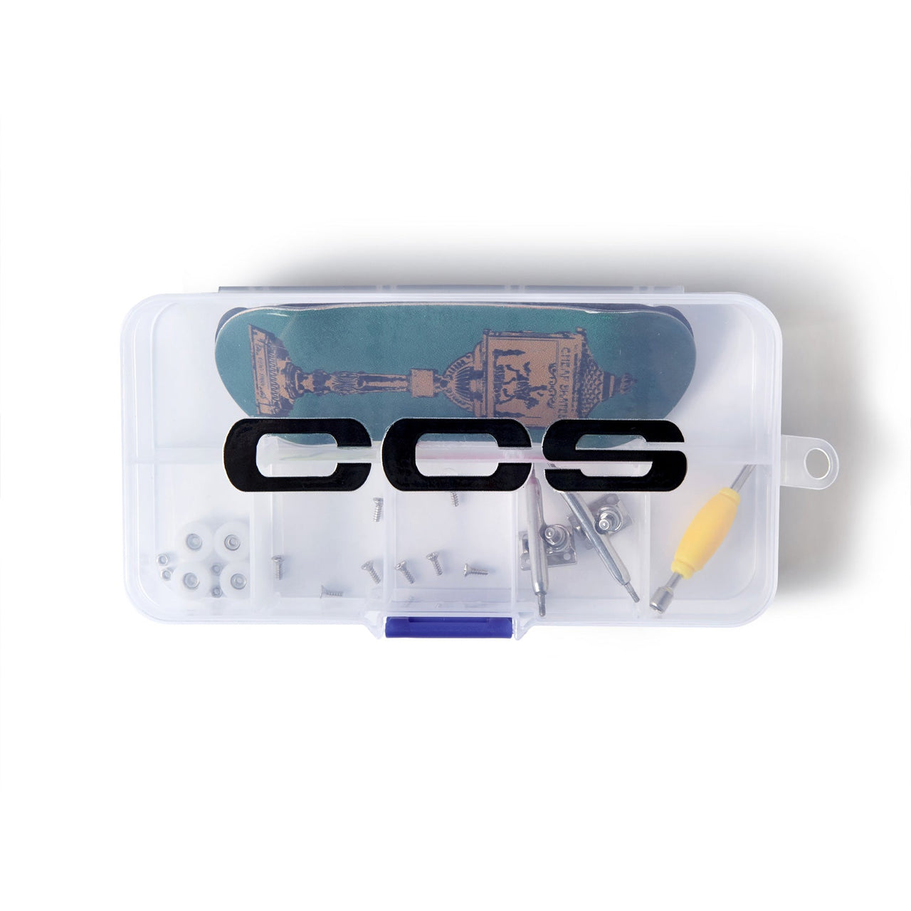 CCS Iron Mailbox Fingerboard Complete - Green - 34mm x 100mm image 2