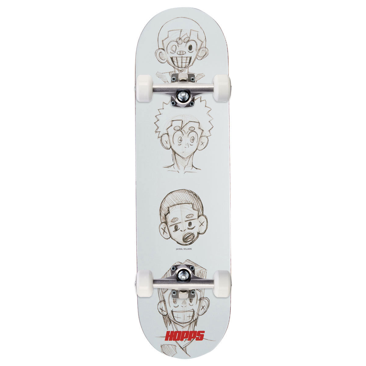 Hopps Jahmal Williams Animation Skateboard Complete - 8.25