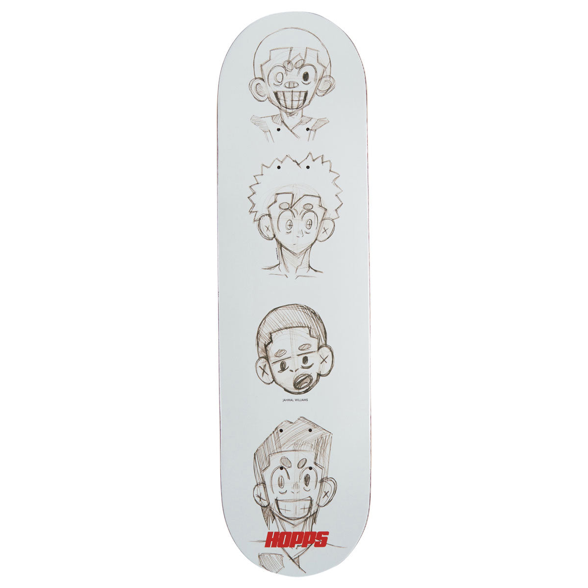 Hopps Jahmal Williams Animation Skateboard Deck - 8.50