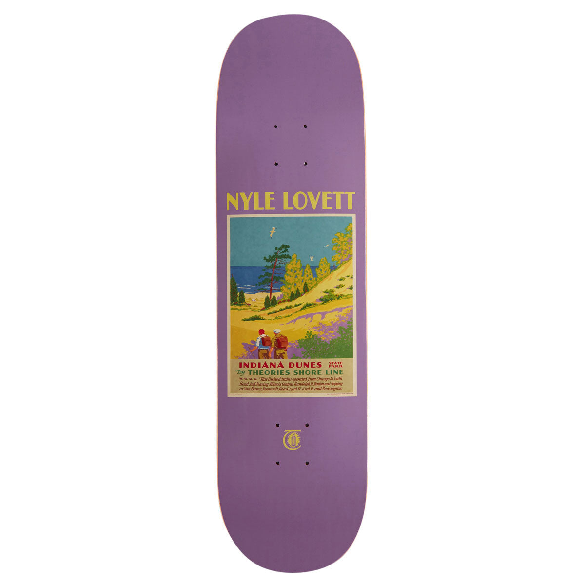 Theories Nyle Lovett Dunes Skateboard Deck - 8.50