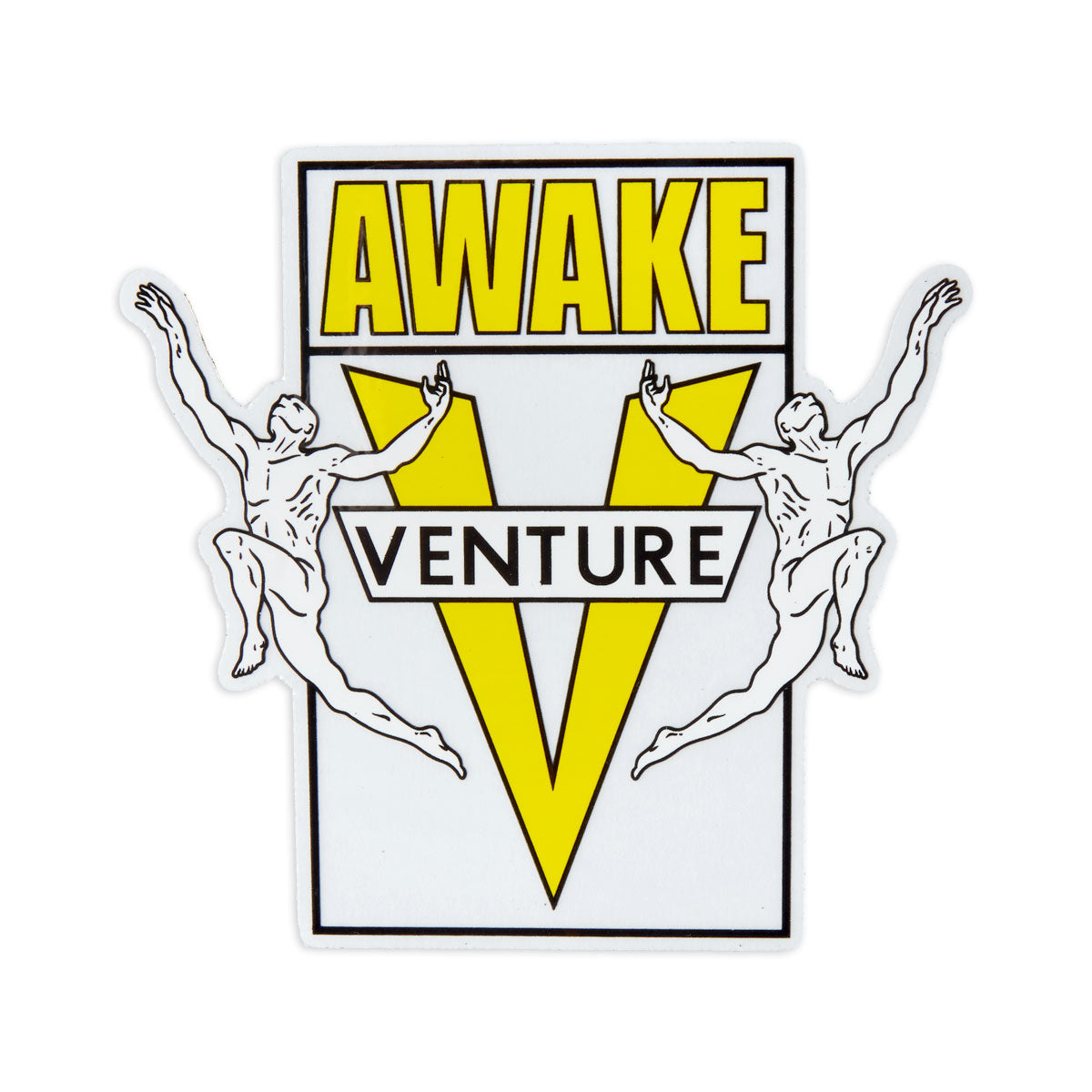 Venture Awake '87 MD Sticker - Yellow image 1