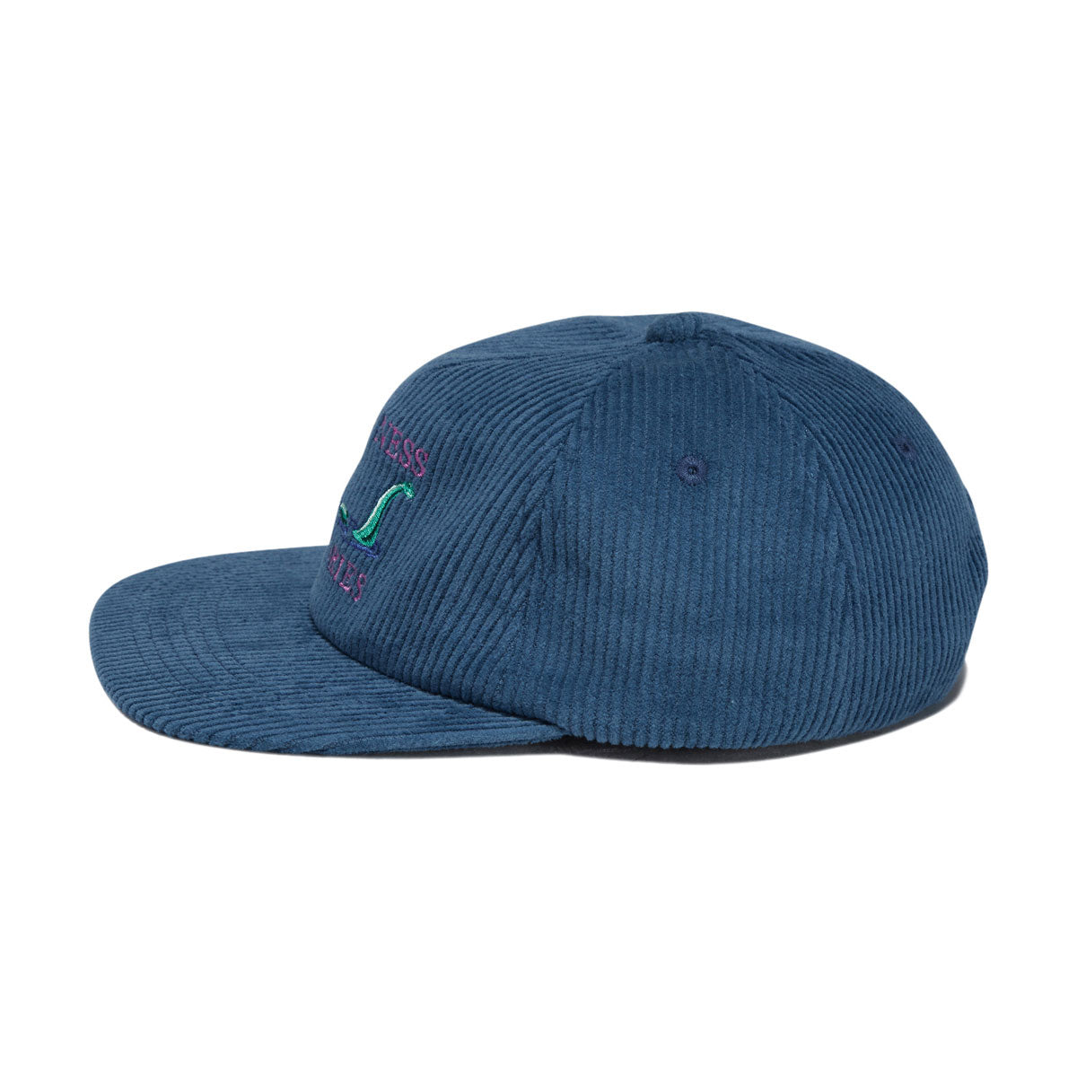 Theories Loch Ness Corduroy Strapback Hat - Steel Blue image 3
