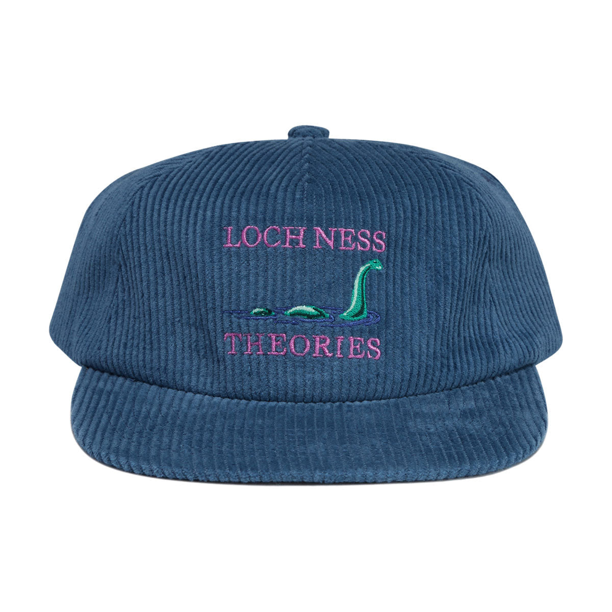 Theories Loch Ness Corduroy Strapback Hat - Steel Blue image 5