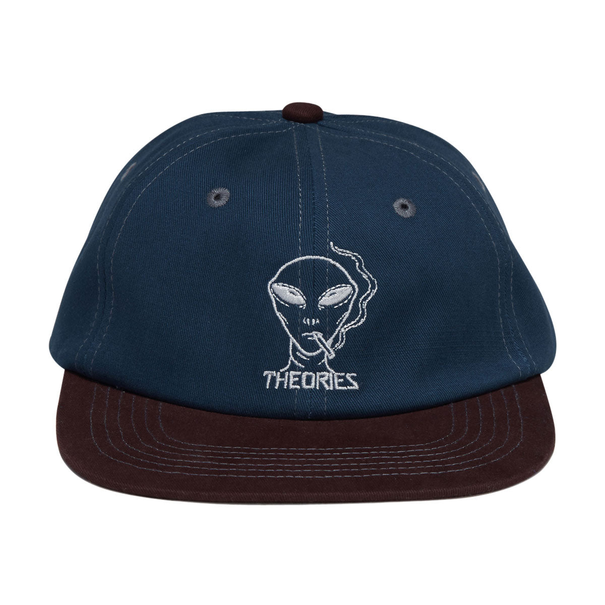 Theories Outer Space Snapback Hat - Blue/Mahogany image 5