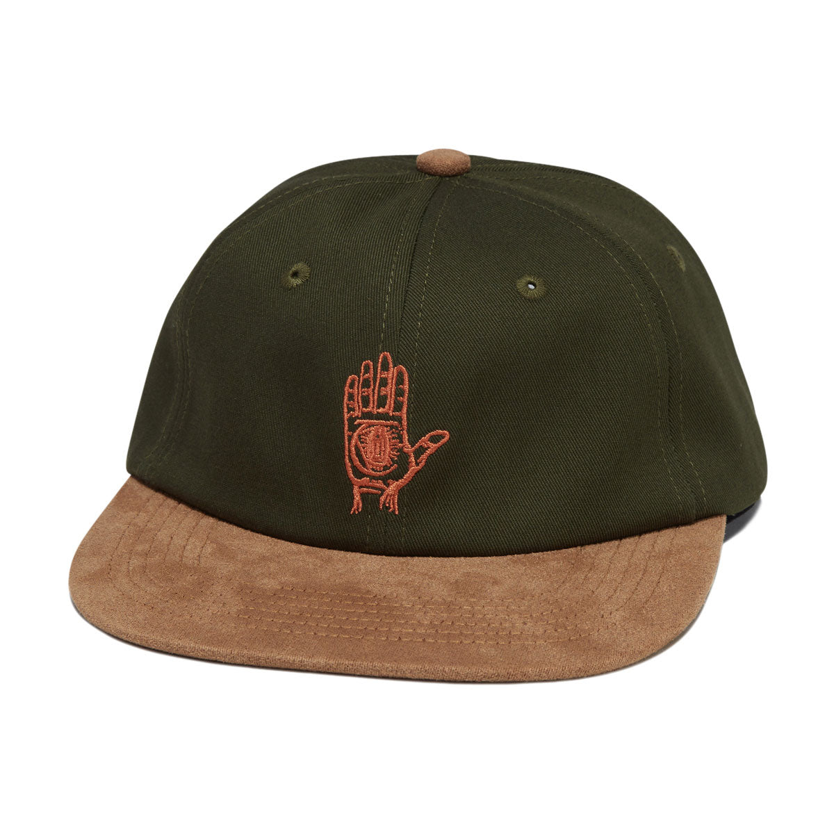Theories Hand Of Theories Snapback Hat - Moss/Brown image 1