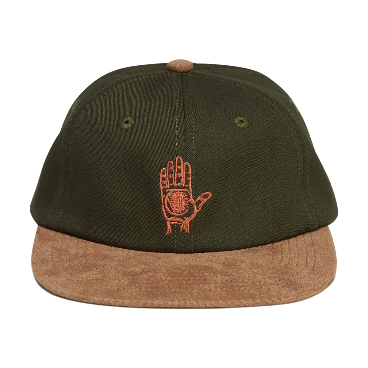 Theories Hand Of Theories Snapback Hat - Moss/Brown image 5