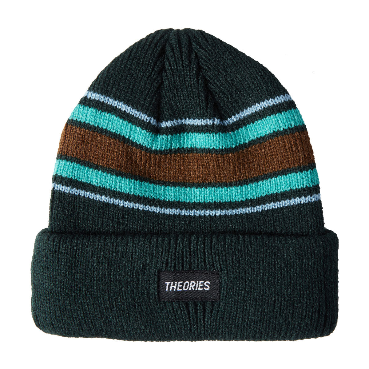 Theories Stamp Stripe Knit Beanie - Palm image 1