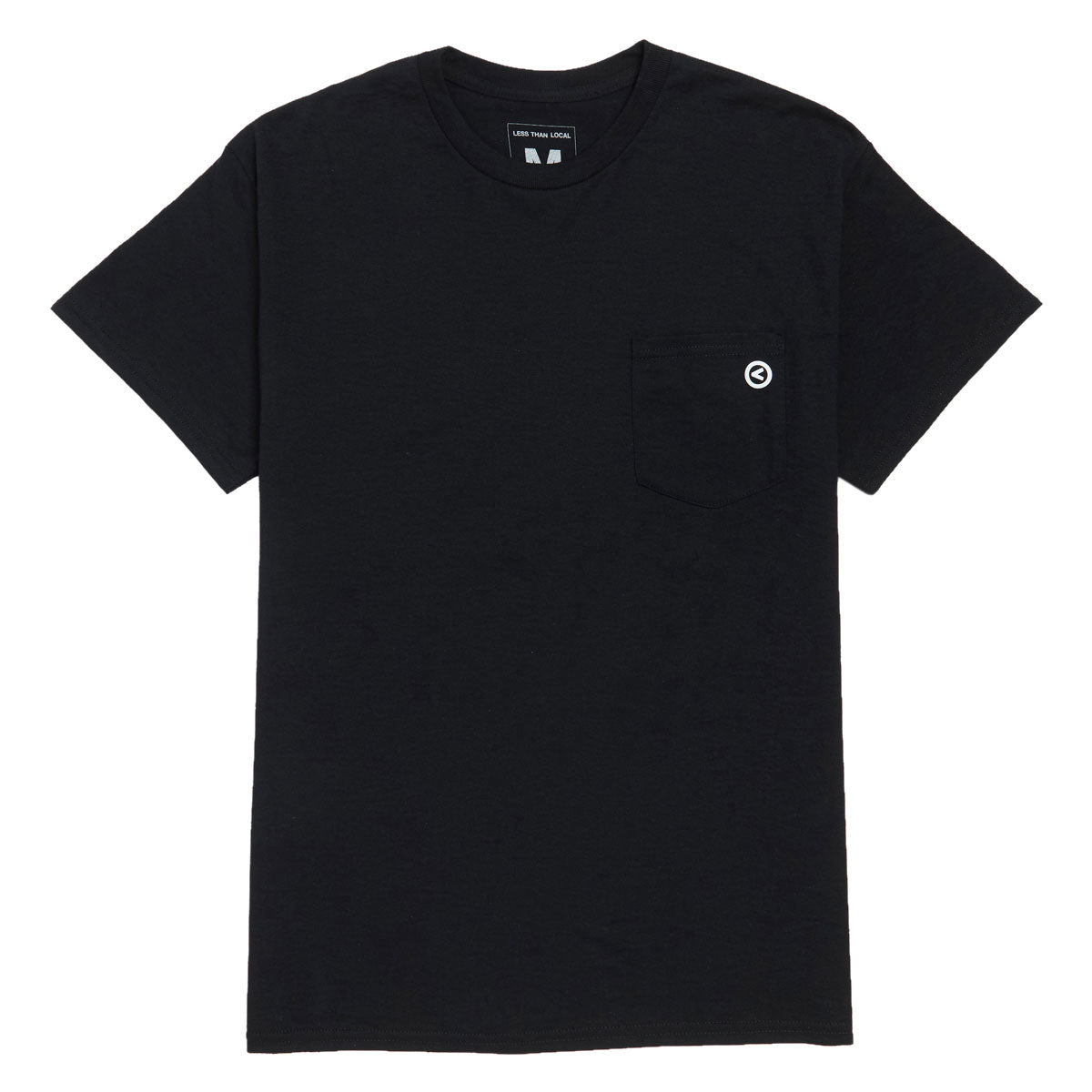 Less Than Local Skate LESS Pocket T-Shirt - Black image 1
