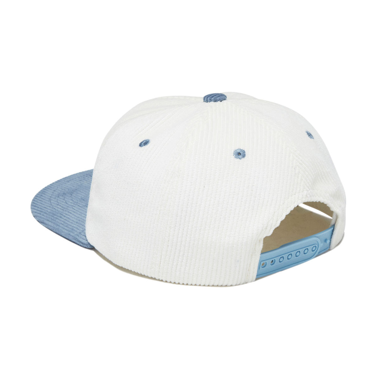 Less Than Local Chick Stick Corduroy Hat - Off White/Blue image 2