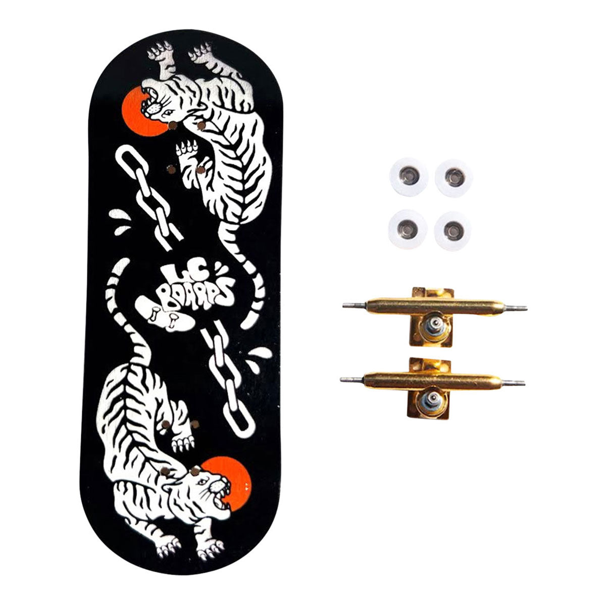 LC Boards Artist Series Tiger Fingerboard Complete image 1