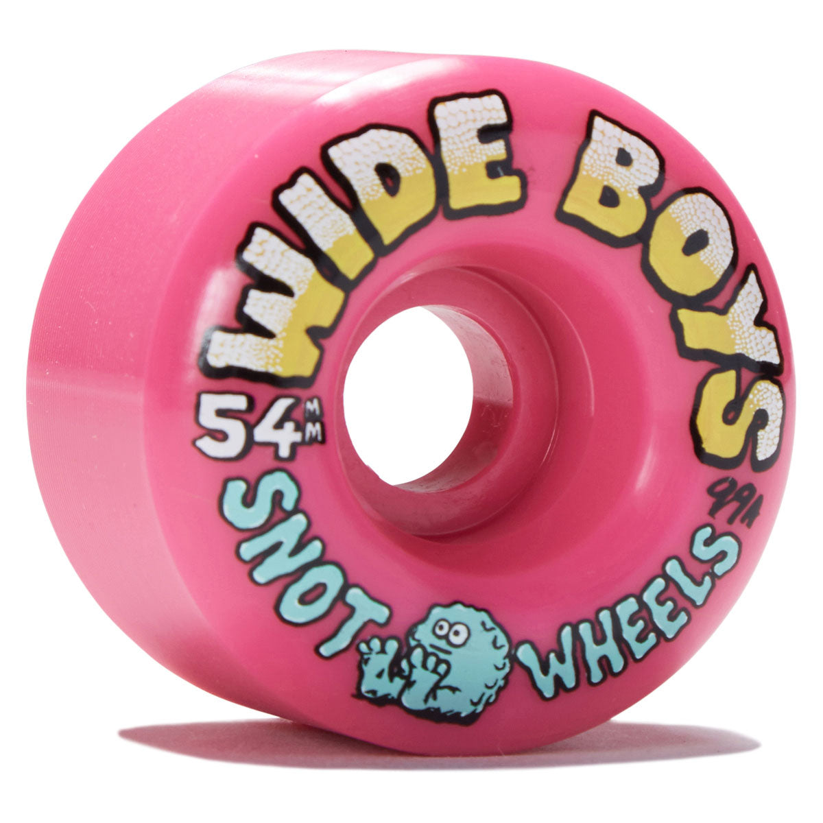 Snot Wide Boys 99a Skateboard Wheels - Neon Pink - 54mm image 1