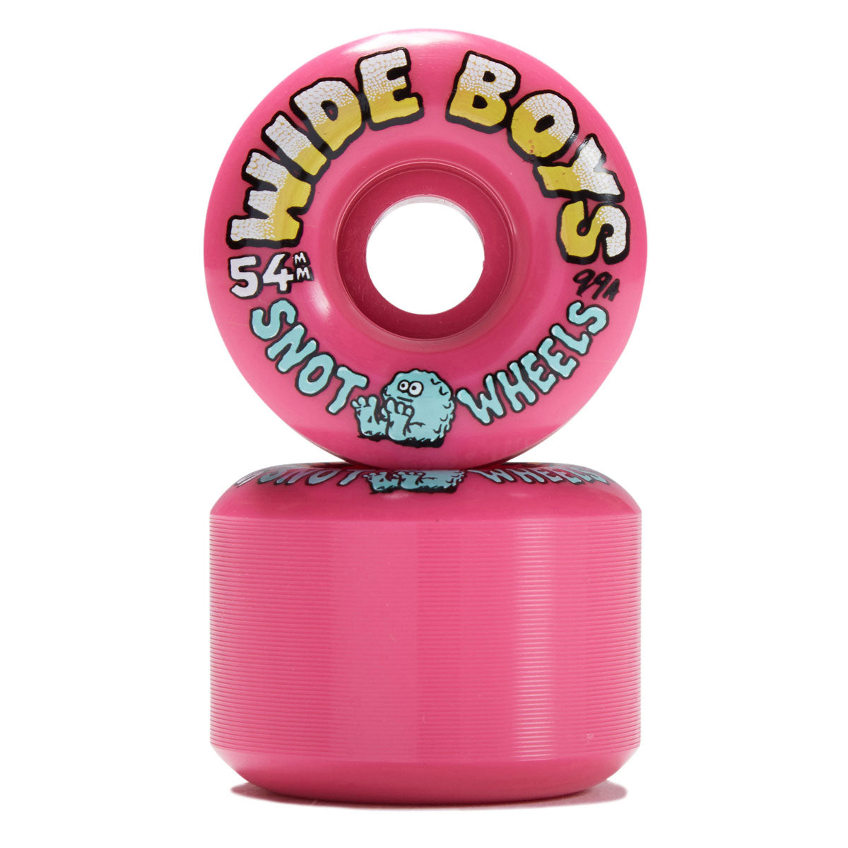 Snot Wide Boys 99a Skateboard Wheels - Neon Pink - 54mm image 2