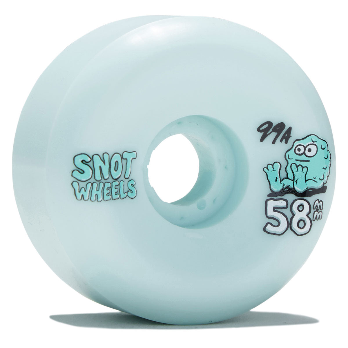 Snot Team Conicals 99a Skateboard Wheels - Teal - 58mm image 1