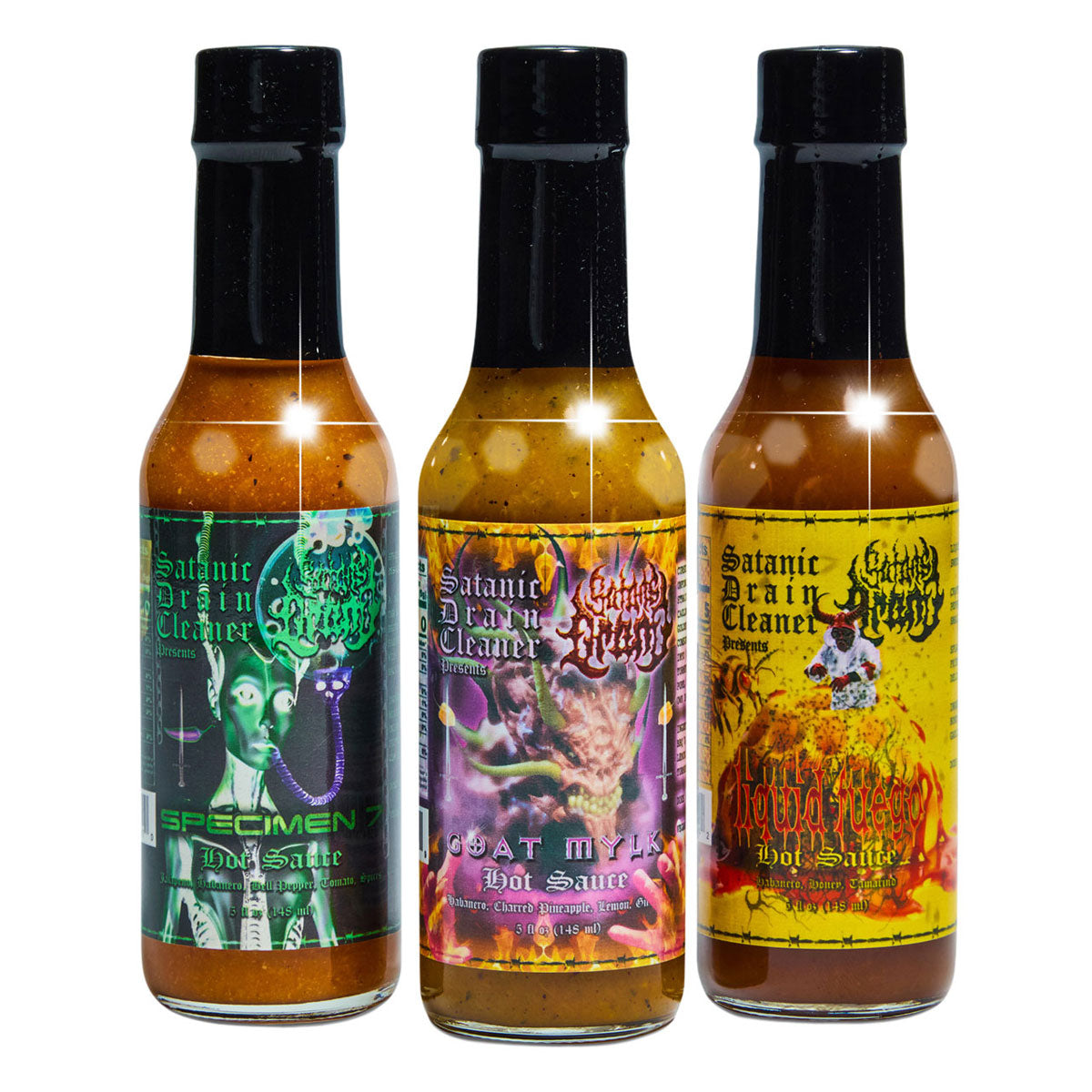Satan's Drano Hot Sauce Bundle image 1