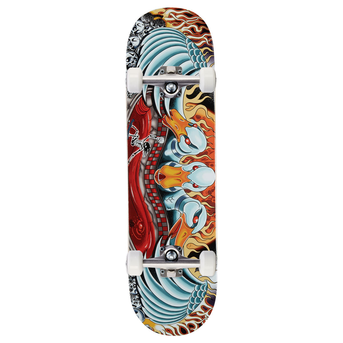 Bacon Zach Cusano Duck Pond Demon Skateboard Complete - 8.50