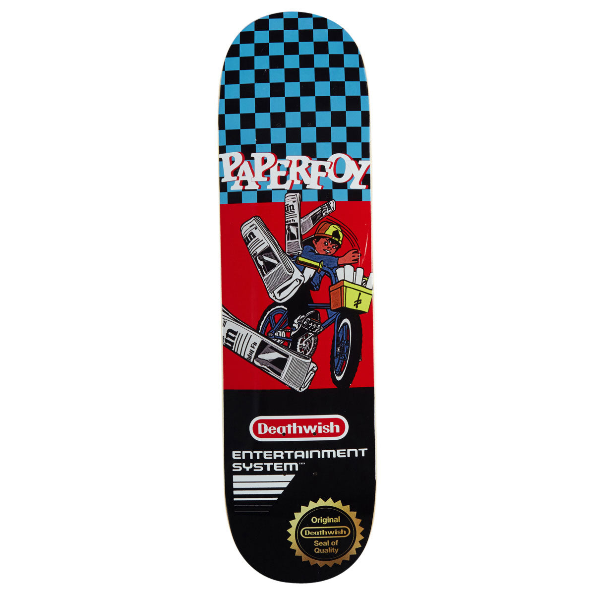 Deathwish Jamie Foy Paper Foy Skateboard Deck - 8.25