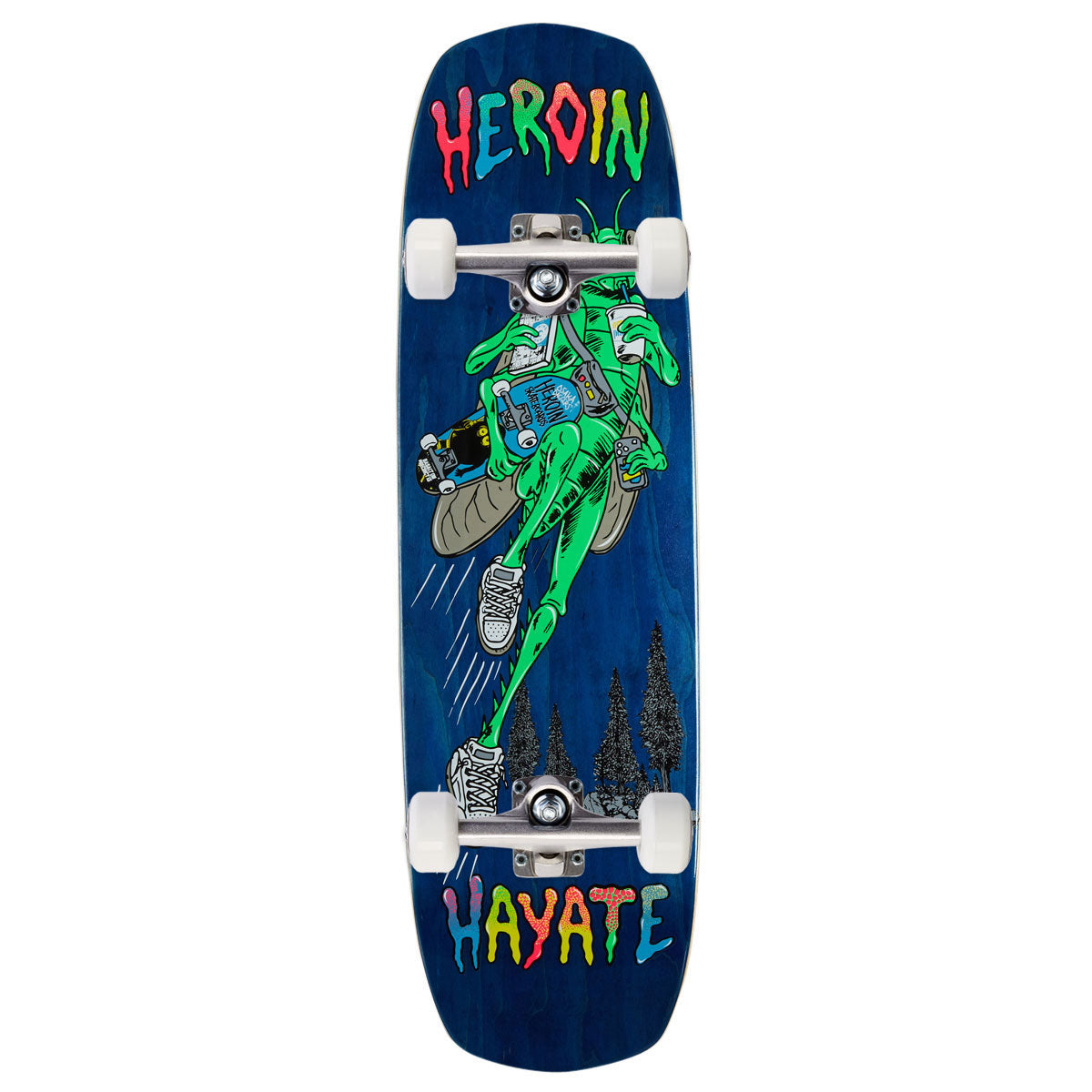 Heroin Hayate Bug Skateboard Complete - 8.88